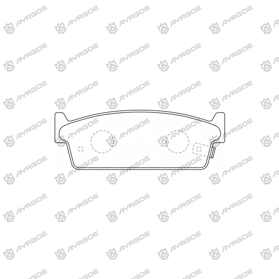 D1047 Pad Brek untuk Nissan Cedric Y33