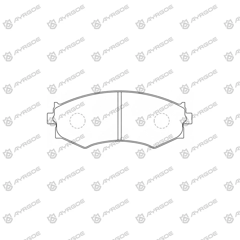 D1092mh Pad Brek untuk Daewoo Korando KJ
