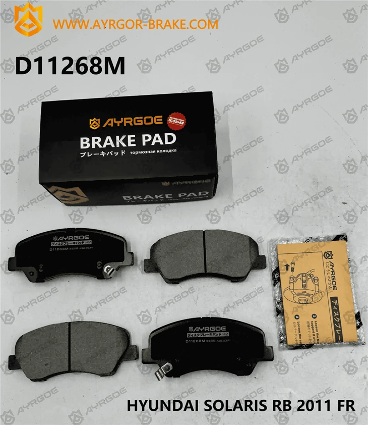 D11268m Pad Brek untuk Hyundai Accent RB dan Rio UB dan Solaris RB