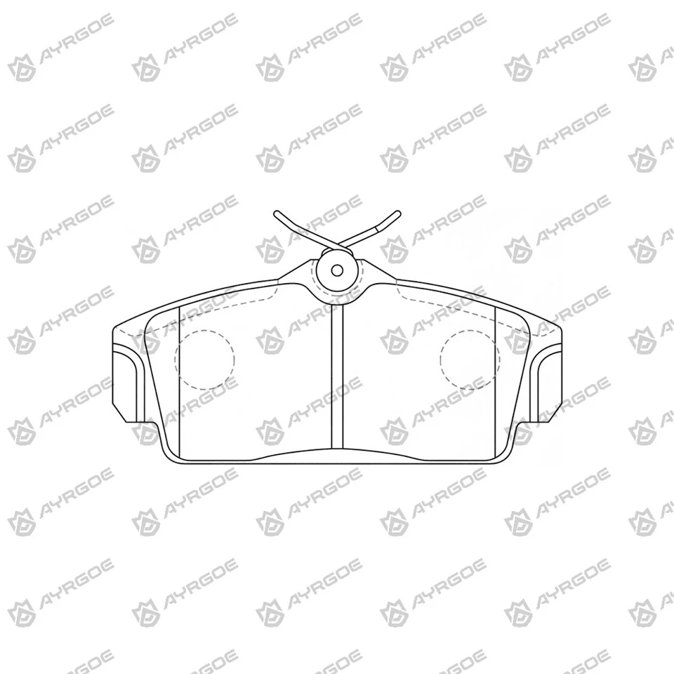 D1230H Pad Brek untuk Nissan