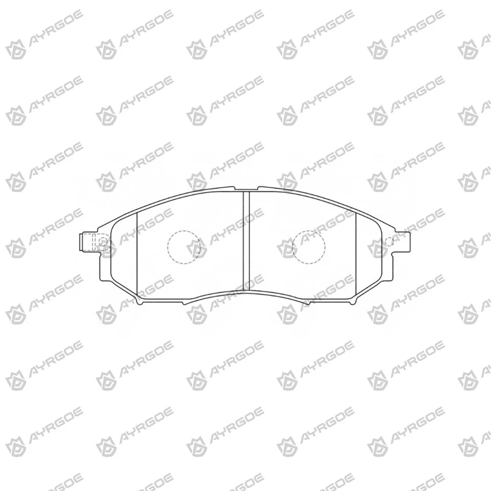 D1263MH Pad Brek untuk Opel Astra F08, F48