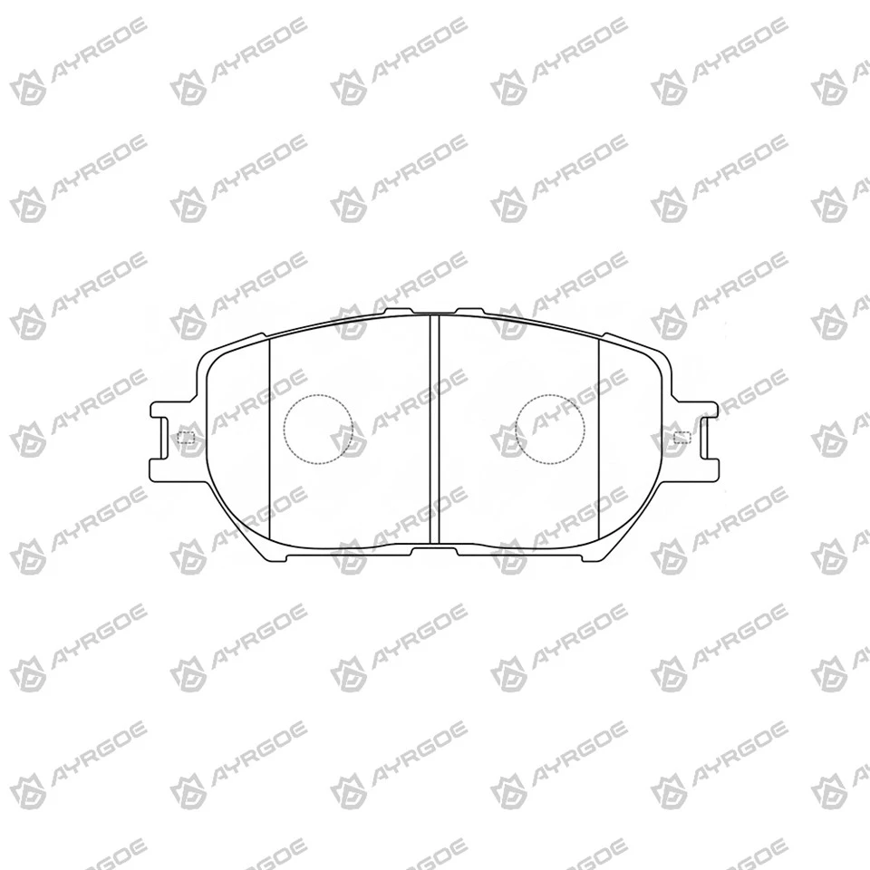 D2222H Pad Brek untuk Toyota Wish ZNE10
