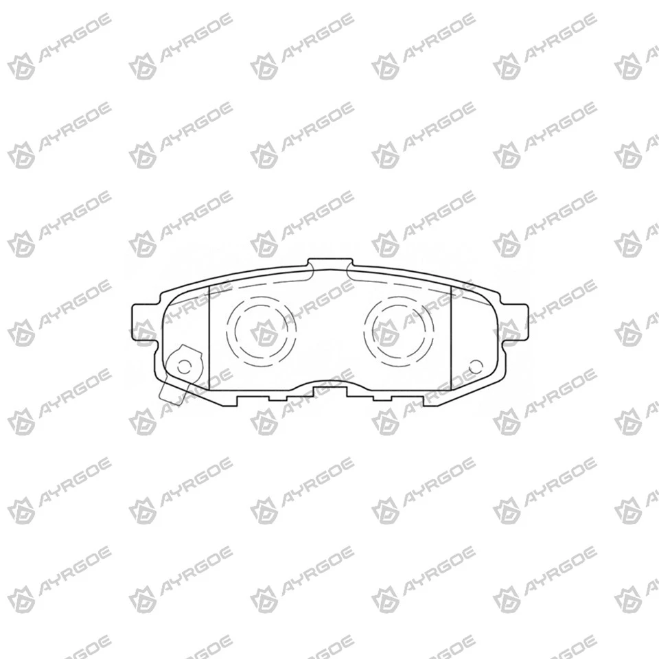 D3131 Pad Brek untuk Renault Clio B57B, C57B