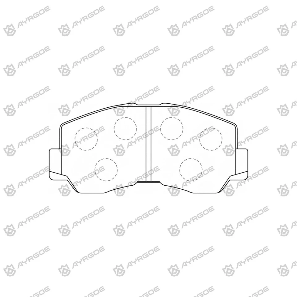 D6006 Pad Brek untuk Mitsubishi Pajero L042g