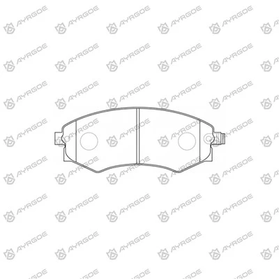 D11095mh Pad Brek untuk Hyundai Tiburon Rd