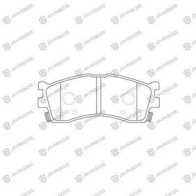 D11126 Pad Brek untuk Renault 19 B537, C537