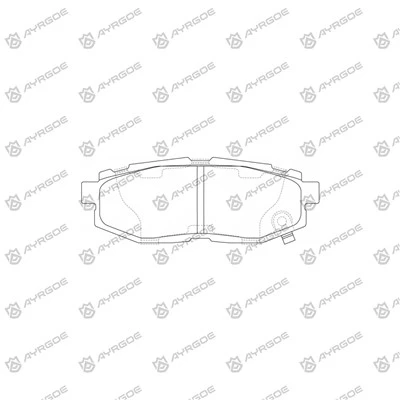D11248MH Pad Brek untuk Daewoo Magnus LA69, LF69