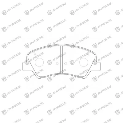 D11376MH Pad Brek untuk Kia Rio QBR, UB