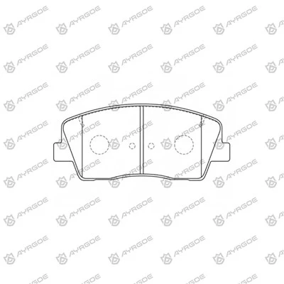 D11445MH Pad Brek untuk VW Passat Estate/Varian 3B6