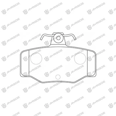 D1214H Pad Brek untuk Nissan