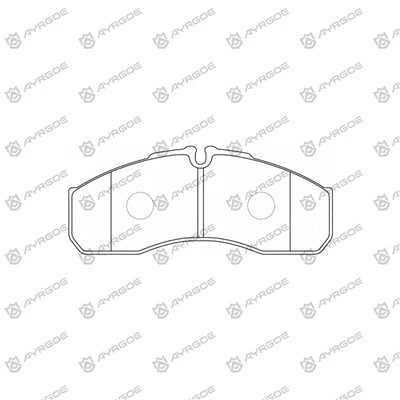 D1321MH Pad Brek untuk Hyundai Porter HFC5026, HFC5036