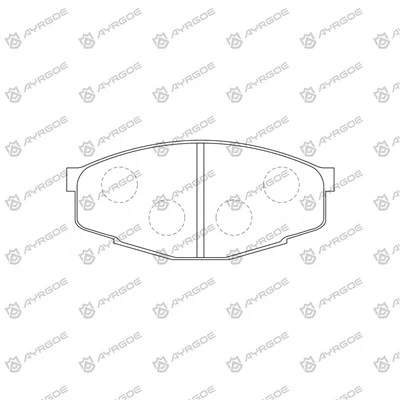 D2018 Pad Brek untuk Wall Great Sing CC6520