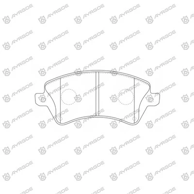D2224H Pad Brek untuk Toyota