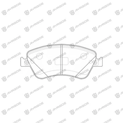 D2286 Pad Brek untuk Toyota Corolla ZRE151