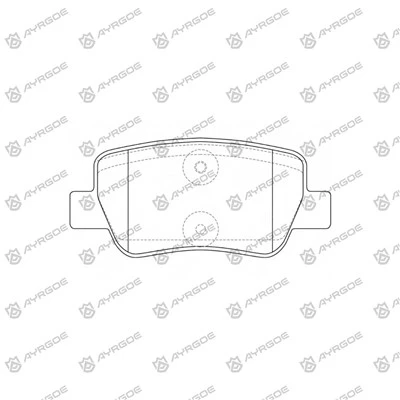 D2296MH Pad Brek untuk Toyota