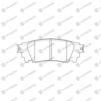 D2349H Pad Brek untuk Lexus Rx AGL20