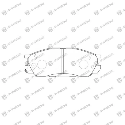 D3074m Pad Brek untuk Mazda 929 HD1