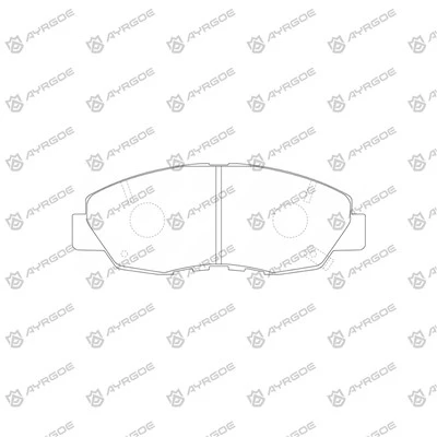 D5080H Pad Brek untuk Honda