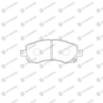 D7068H Pad Brek untuk Subaru