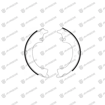 K2232 Pad Brek untuk Toyota Corona ST141