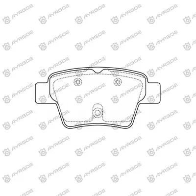 PN0069 Pad Brek untuk Emgrand EC7 MR7185