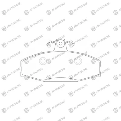 PN0134 Pad Brek untuk Renault 19 B53V, C53V