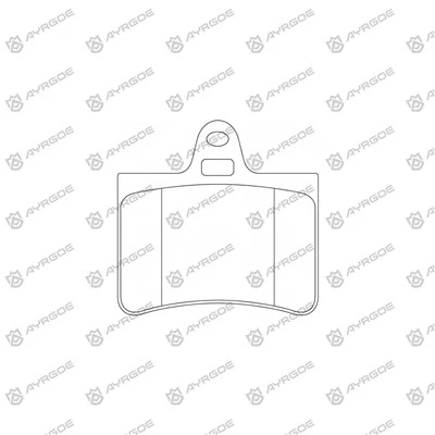 PN0193 Pad Brek untuk GAC Trumpchi GS8 GAC6500