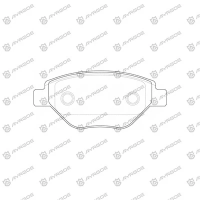 PN0362 Pad Brek untuk Renault Megane LM08
