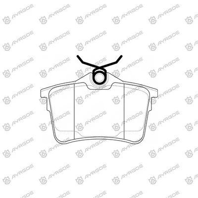PN0472 Pad Brek untuk Zhongxing (ZX Auto) Landmark BQ6323GI2