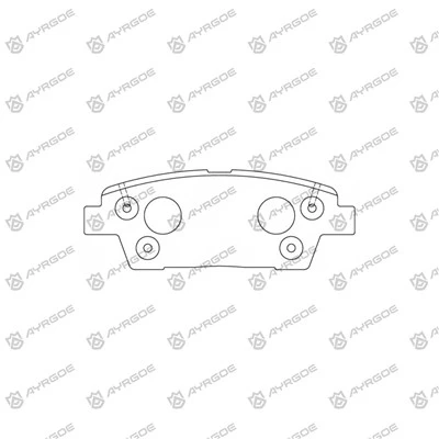 PN0649 Pad Brek untuk VW Transporter 70E, 70L, 70M, 7DE, 7DL, 7DM