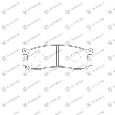 Pad brek pn5290 untuk mazda xedos 9