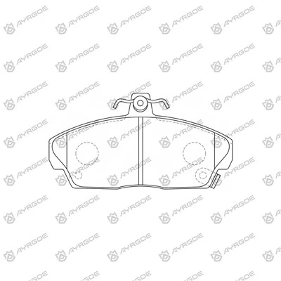 PN8103 Pad Brek untuk Lada Gazelle GAZ27057
